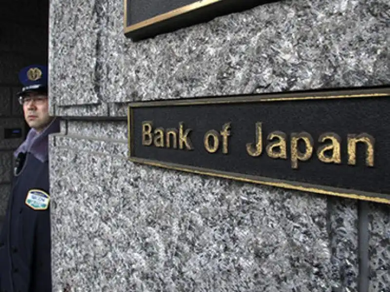 BANK OF JAPAN BANCA CENTRALE GIAPPONE 