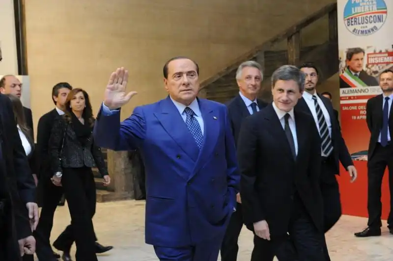 Berlusconi e Alemanno 