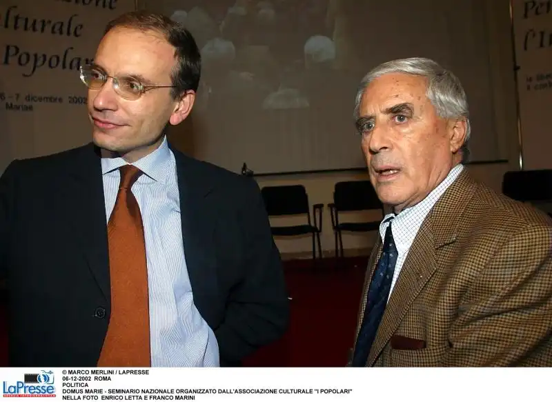 ENRICO LETTA E MARINI 