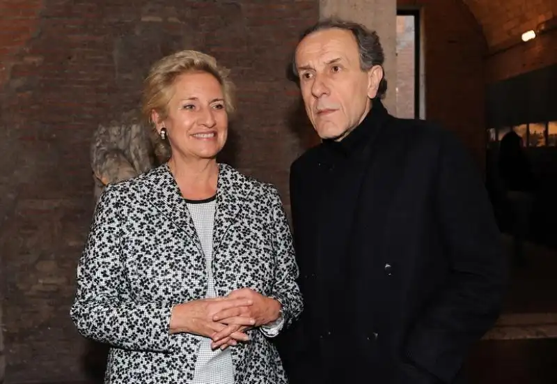 Enzo Cucchi e Marilu Gaetani d Aragona 