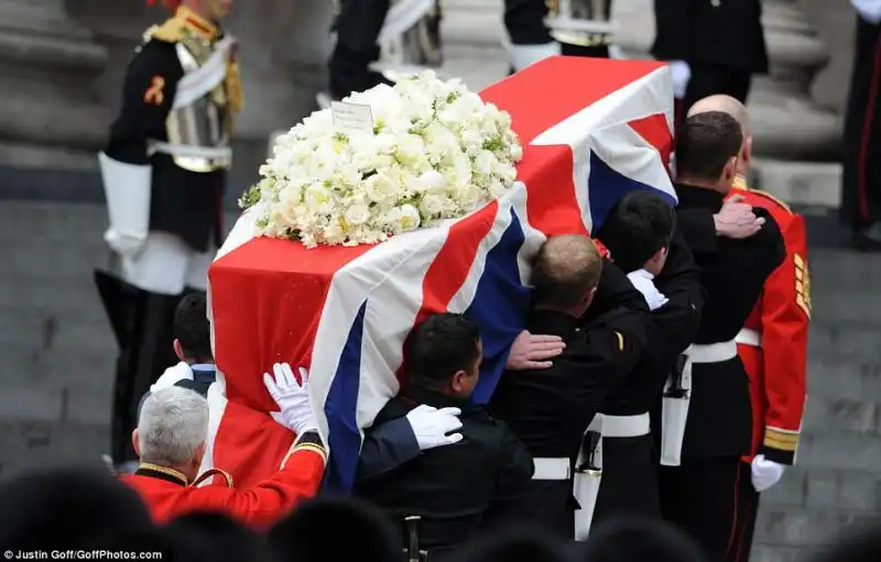 FUNERALI DI MARGARETH THATCHER 