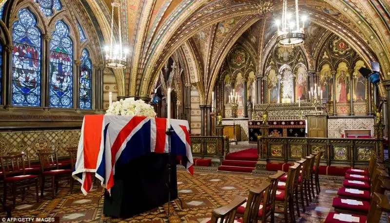 FUNERALI DI MARGARETH THATCHER 