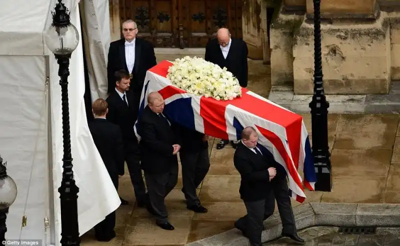 FUNERALI DI MARGARETH THATCHER 