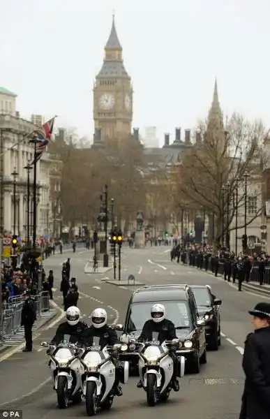 FUNERALI DI MARGARETH THATCHER 