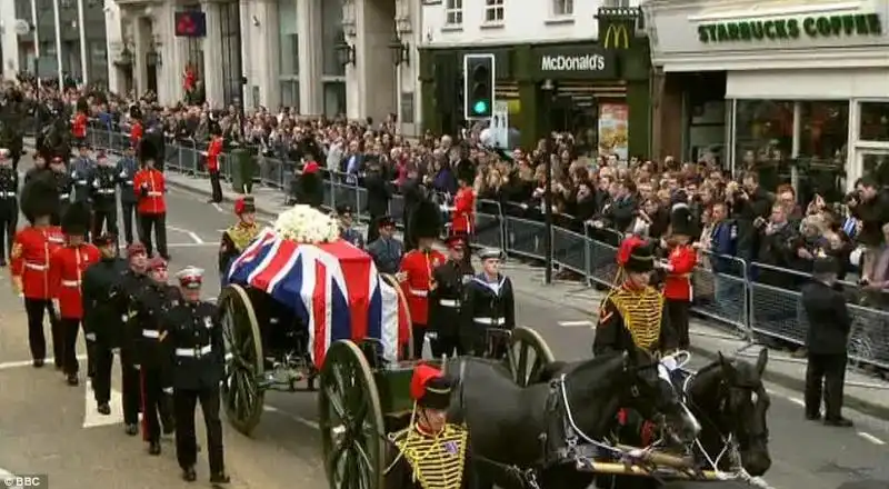 FUNERALI DI MARGARETH THATCHER 