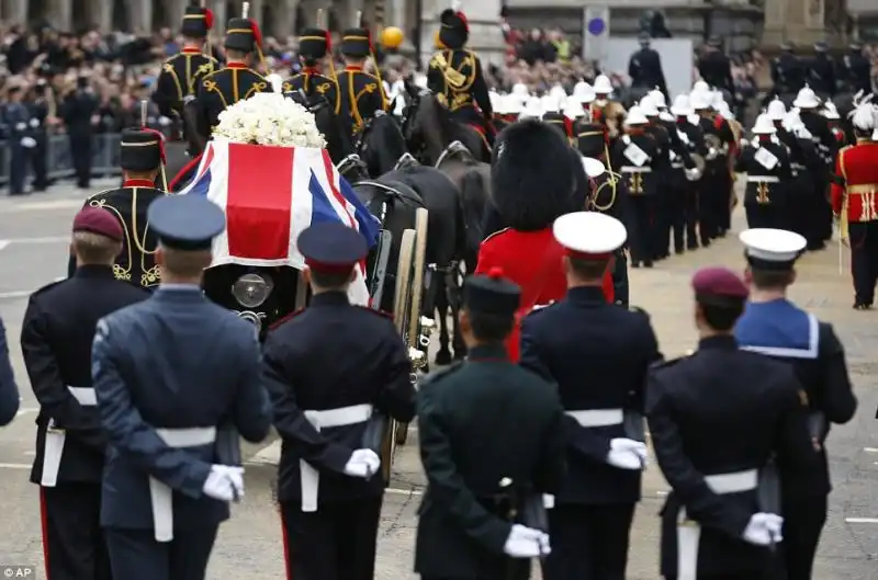 FUNERALI DI MARGARETH THATCHER 