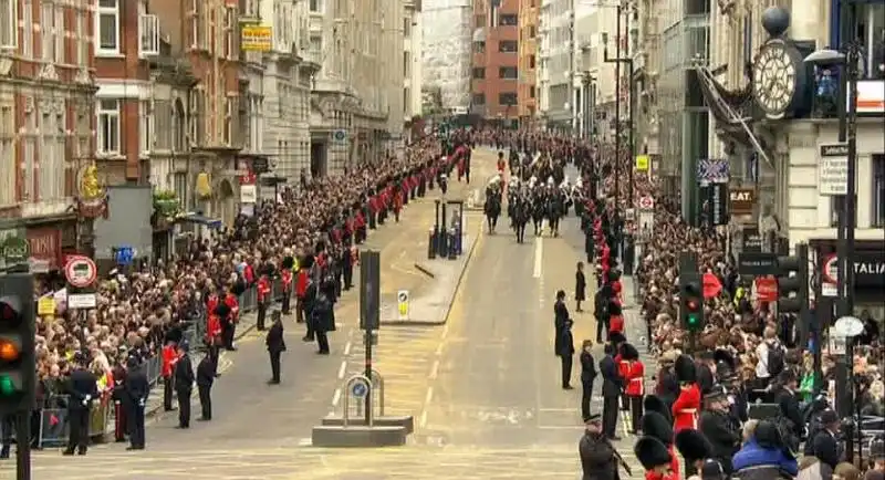 FUNERALI DI MARGARETH THATCHER 