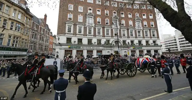 FUNERALI DI MARGARETH THATCHER 