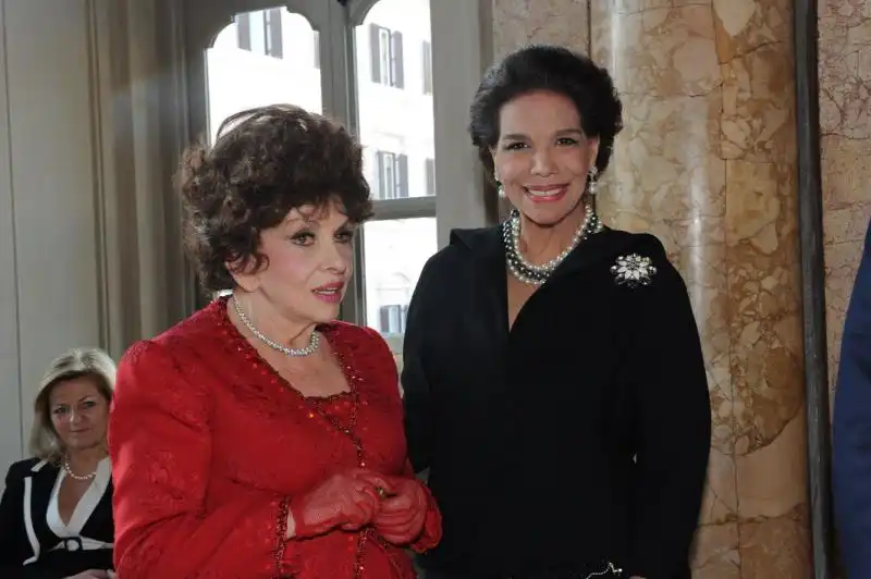 Gina Lollobrigida e Marisela Federici 