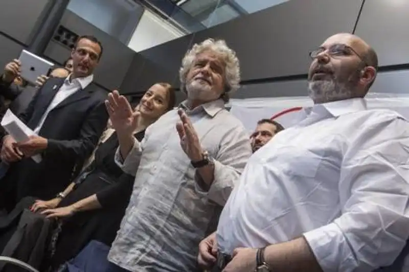 GRILLO Lombardi e Vito  A ROMA 