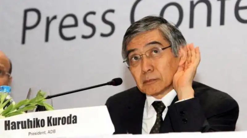 Haruhiko Kuroda governatore della banca centrale giapponese 