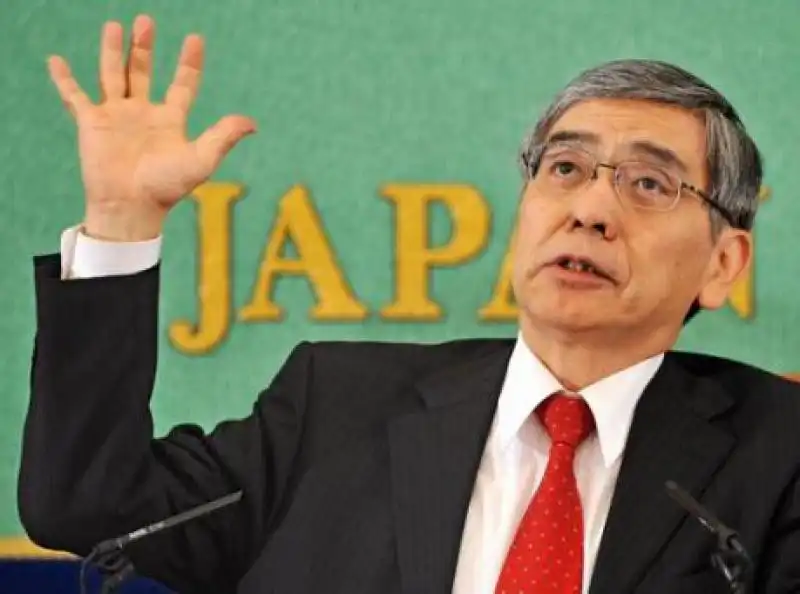 Haruhiko Kuroda governatore della banca centrale giapponese 