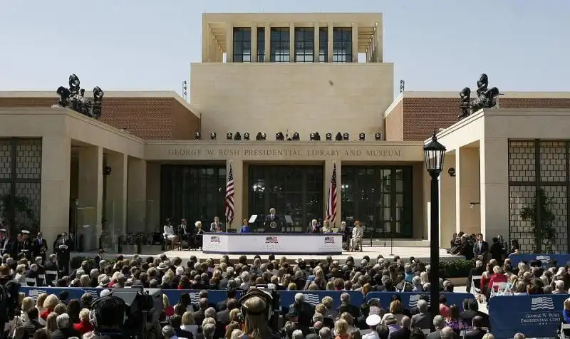 L'INAUGURAZIONE DELLA GEORGE W BUSH LIBRARY