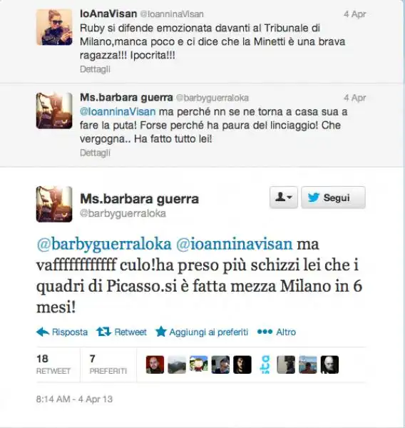 IOANA VISAN E BARBARA GUERRA CONTRO RUBY 