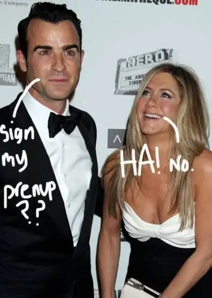 JENNIFER ANISTON E JUSTIN THEROUX