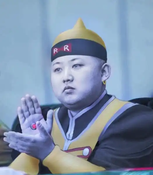 KIM JONG UN FOTOMONTAGGI 