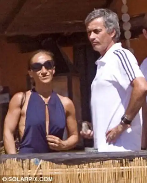 JOSE MOURINHO E LA MOGLIE MATILDE 