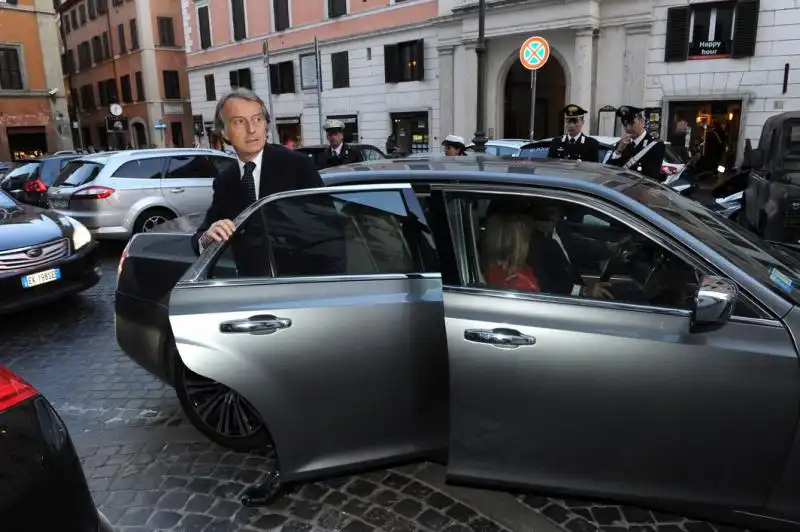 Luca Cordero di Montezemolo con la moglie Ludovica Andreoni 