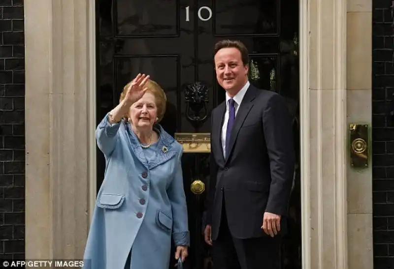 MARGARETH THATCHER E DAVID CAMERON 