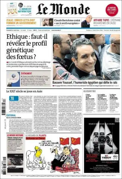 LE MONDE 26 APRILE 2013