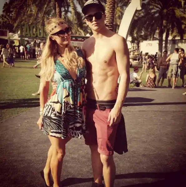 it was paris hiltons boyfriends first time at the festival having the best time showingrealriverviiperi his st coachellagoodtimes 