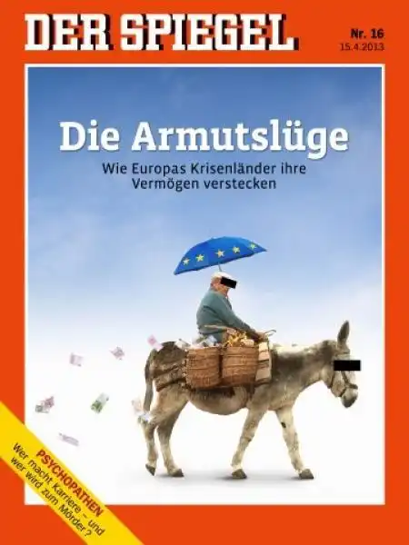 DER SPIEGEL SUGLI EUROPEI DEL SUD PIU RICCHI DEI TEDESCHI