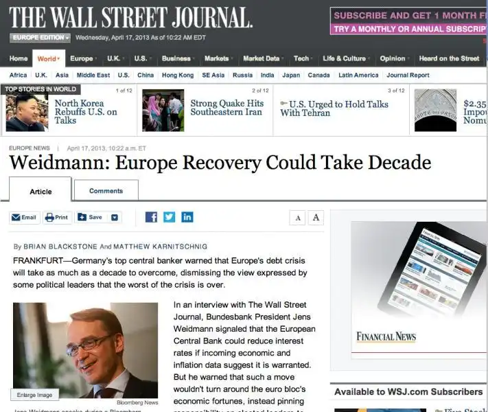 WEIDMANN AL WALL STREET JOURNAL 