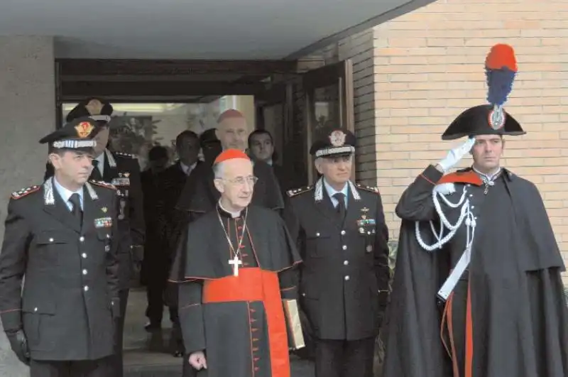 bagnasco con i vertici dei carabinieri 