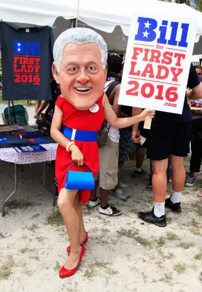 bill clinton drag 