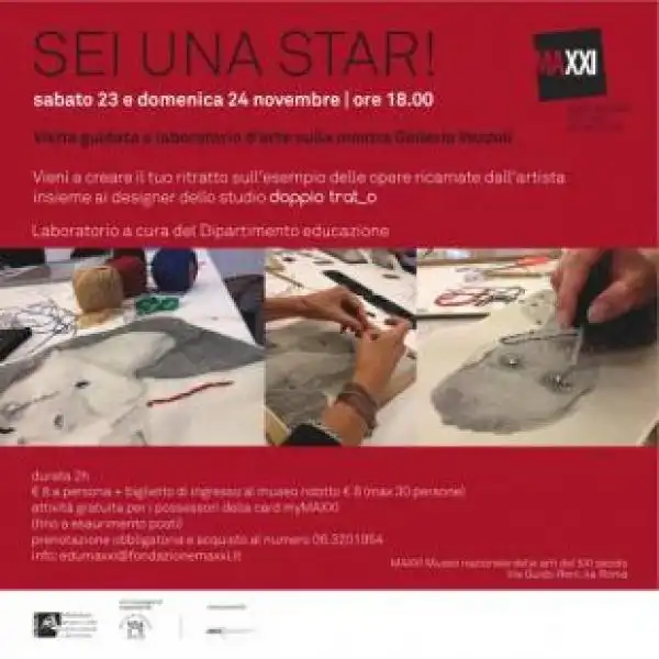 corso di ricamo al Maxxi