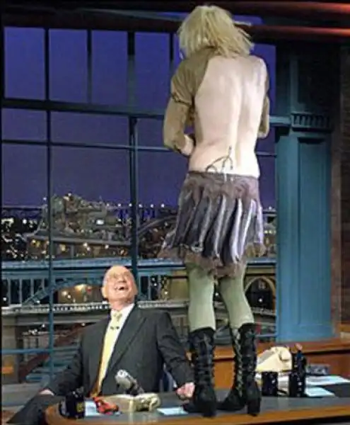 DAVID LETTERMAN E COURTNEY LOVE 