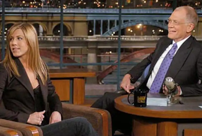 DAVID LETTERMAN E JENNIFER ANISTON 