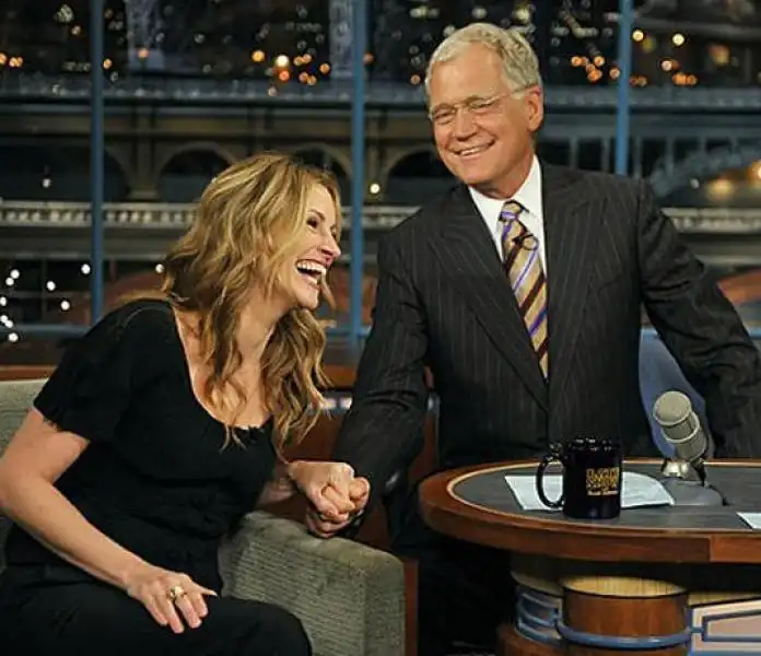 DAVID LETTERMAN E JULIA ROBERTS 