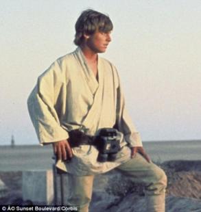 Luke Skywalker in una scena di Star Wars