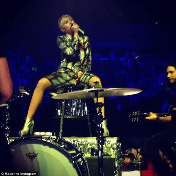 Madonna ha visto Miley al concerto di New York 