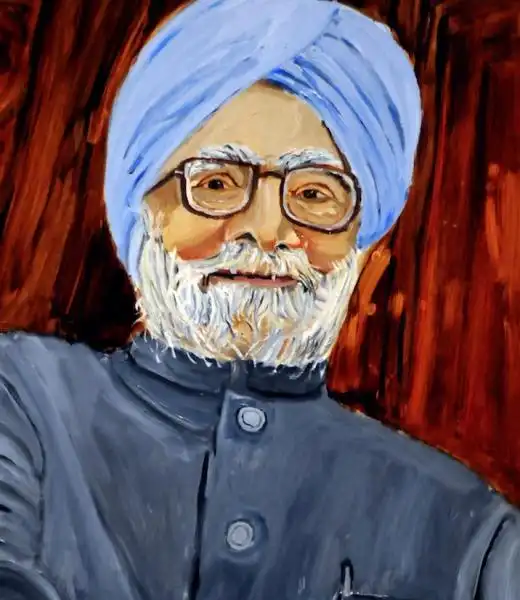 MANMOHAN SINGH I QUADRI DI GEORGE BUSH 