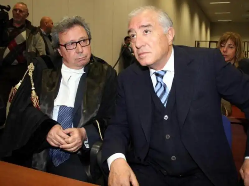 MARCELLO DELL UTRI CON L AVVOCATO GIUSEPPE DI PERI 