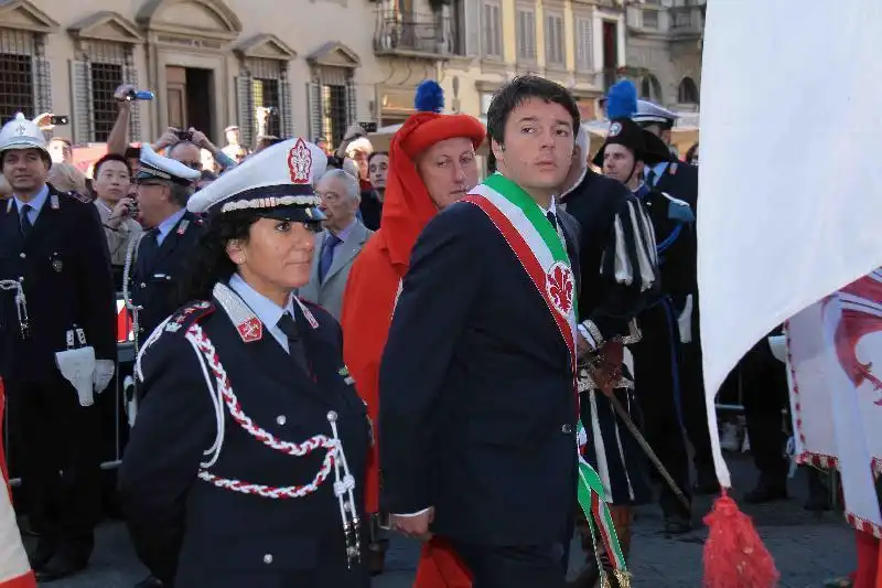 MATTEO RENZI E ANTONELLA MANZIONE