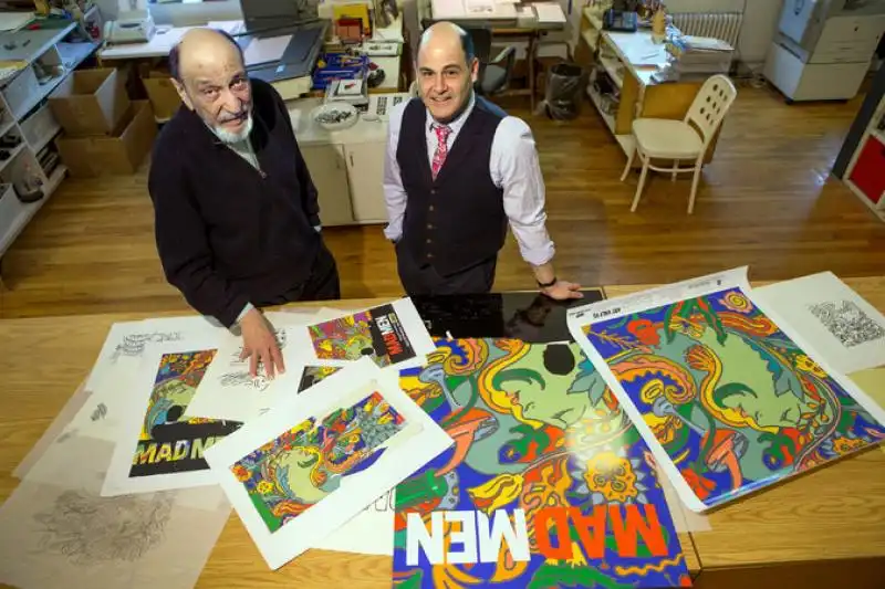 Milton Glaser autore della campagna madmen ultima stagione 