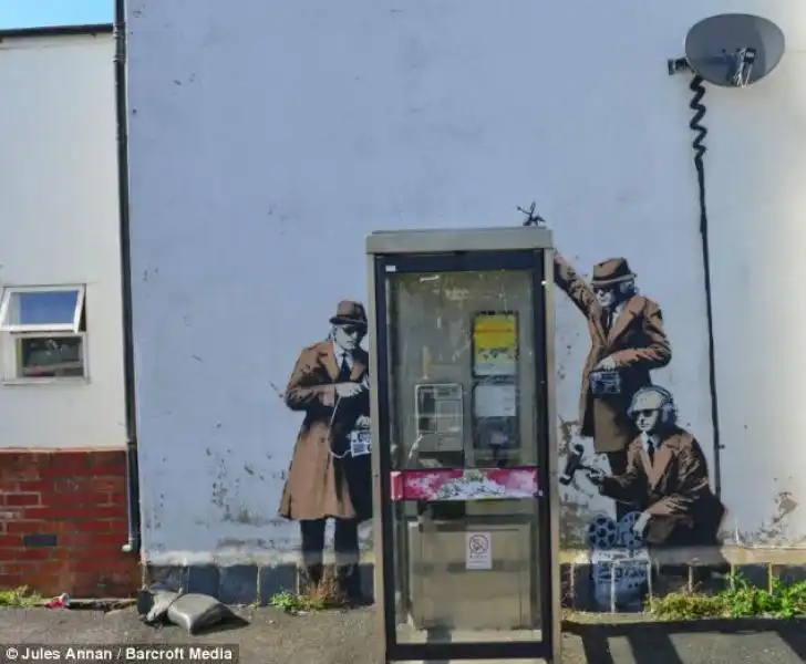 La nuova opera di Banksy a Cheltenham 