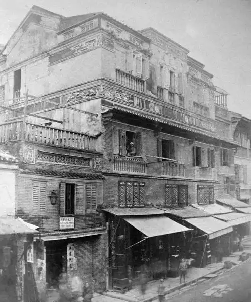 Tai Ping Shan Street in Hong Kong 