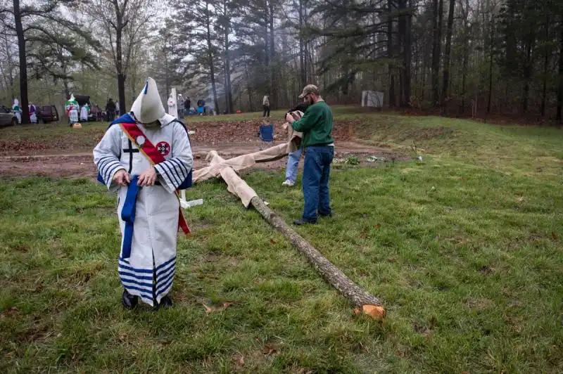 preparazione del Ku Kux Klan in North Carolina 