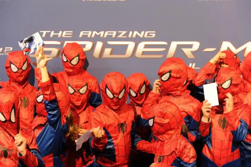 Presentazione di Amazing Spiderman a Roma 