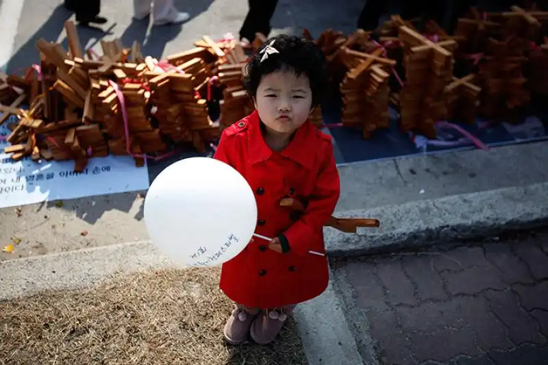 processione in Corea del Sud 