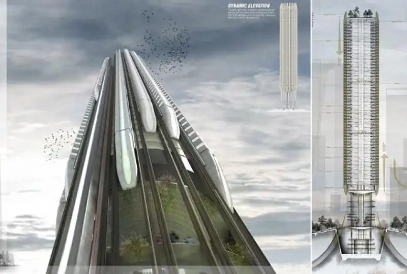 Progetto Hyper Speed Vertical Train Hub 