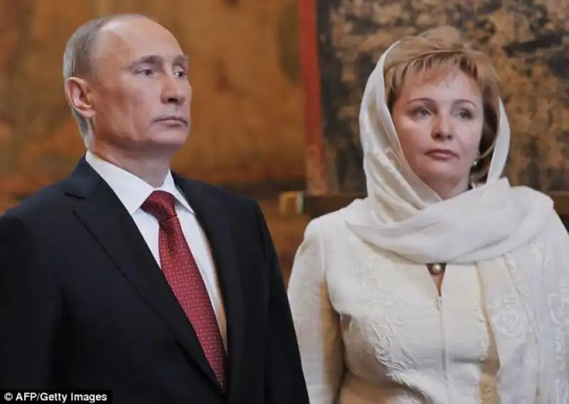 PUTIN E LA MOGLIE LUDMILLA 