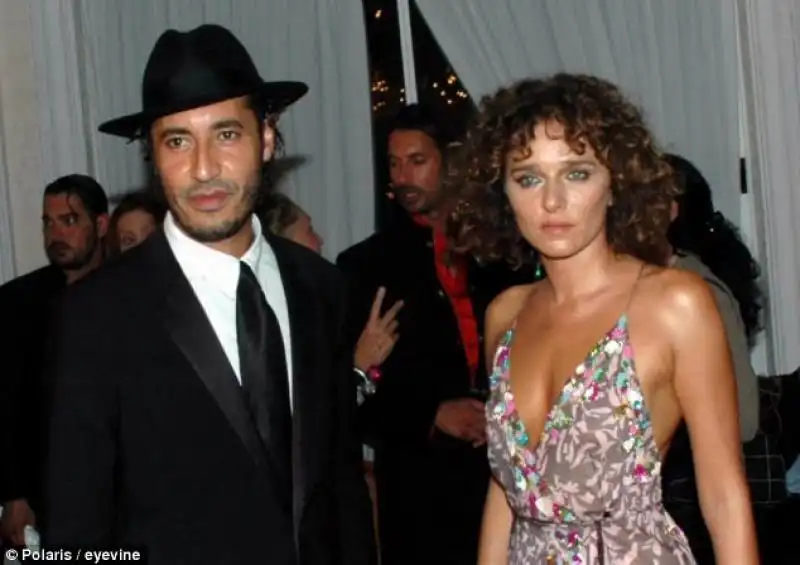 Saadi Gheddafi con Valeria Golino 