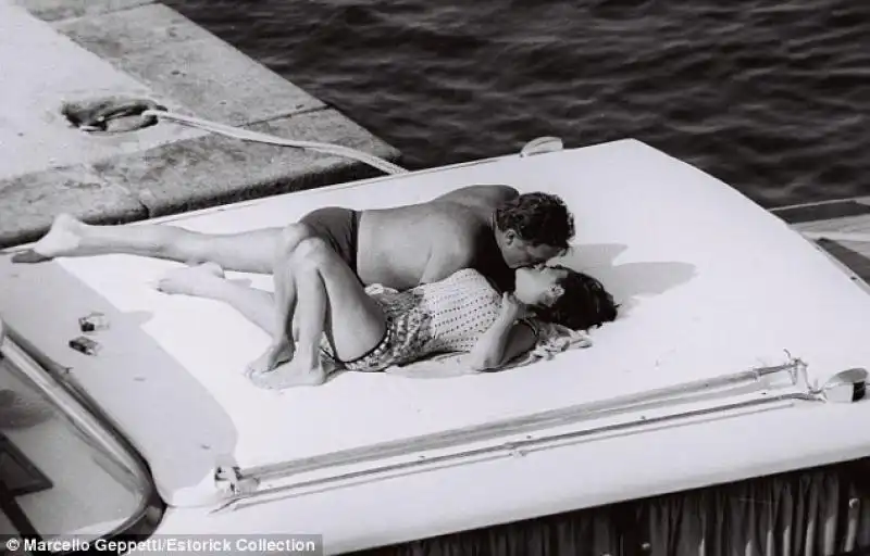 Liz Taylor e Richard Burton a Ischia 