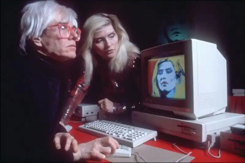 Warhol con Debbie Harry