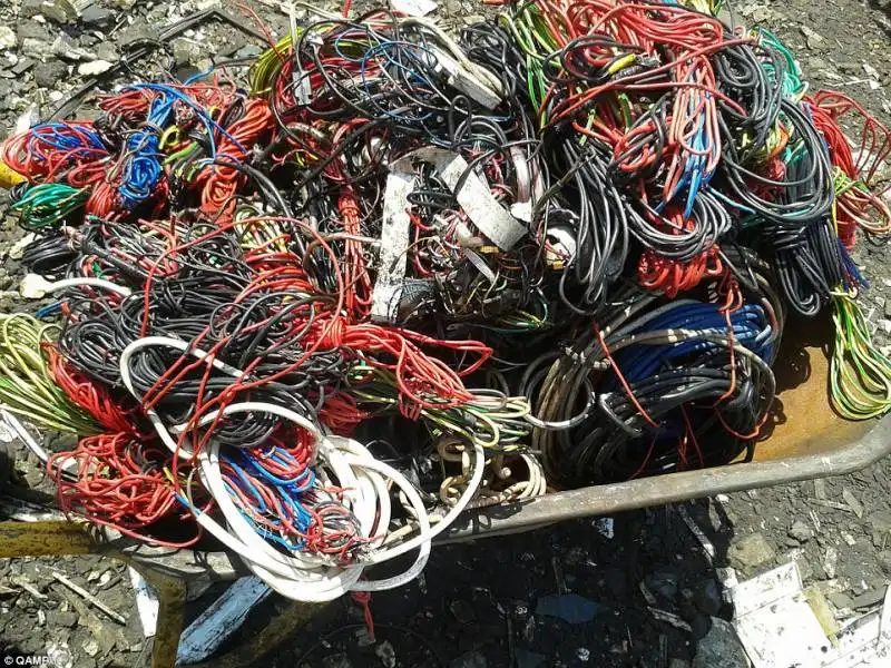 DISCARICA DI RIFIUTI ELETTRONICI, IN GHANA 